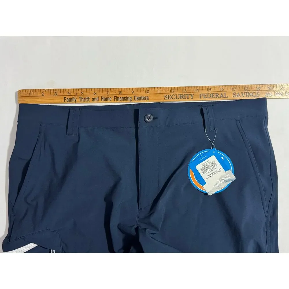 Columbia Sportswear Blue Cargo Shorts - Men's Size 38 with Bottle Opener